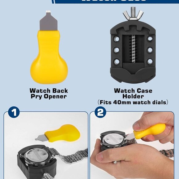 Watch Repair Kit, Watch Battery Replacement Tool Kit Watch Link Removal Tool Kit - Picture 4 of 6